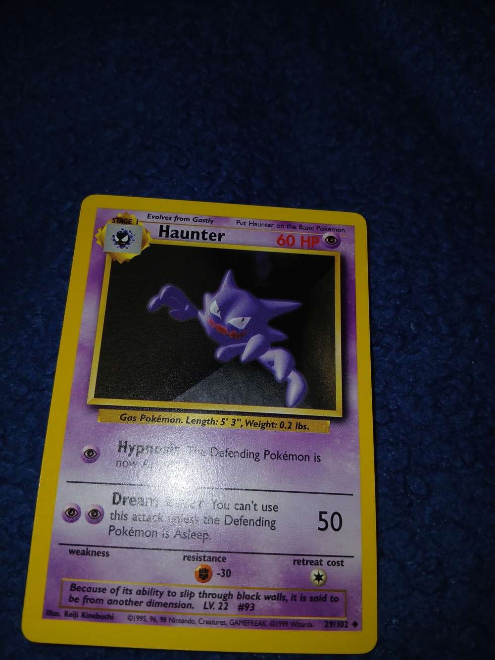 Haunter Pokémon Card